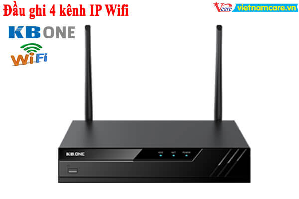Đầu ghi hình IP Wifi 4 kênh KBONE KN-W104