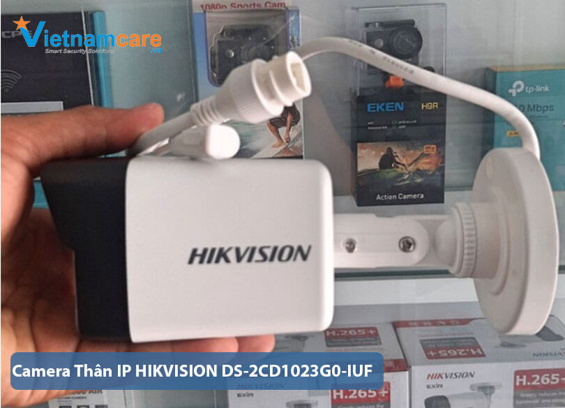 Camera Thân hồng ngoại IP 2MP HIKVISION DS-2CD1023G0-IUF