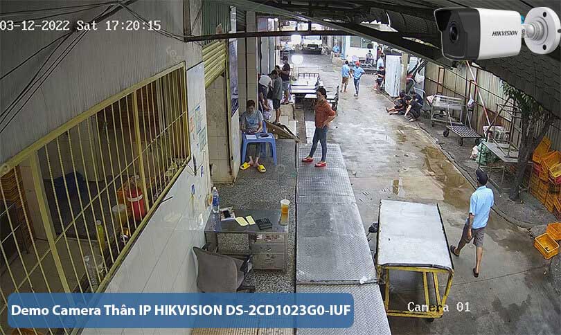 Demo Camera Thân hồng ngoại IP 2MP HIKVISION DS-2CD1023G0-IUF