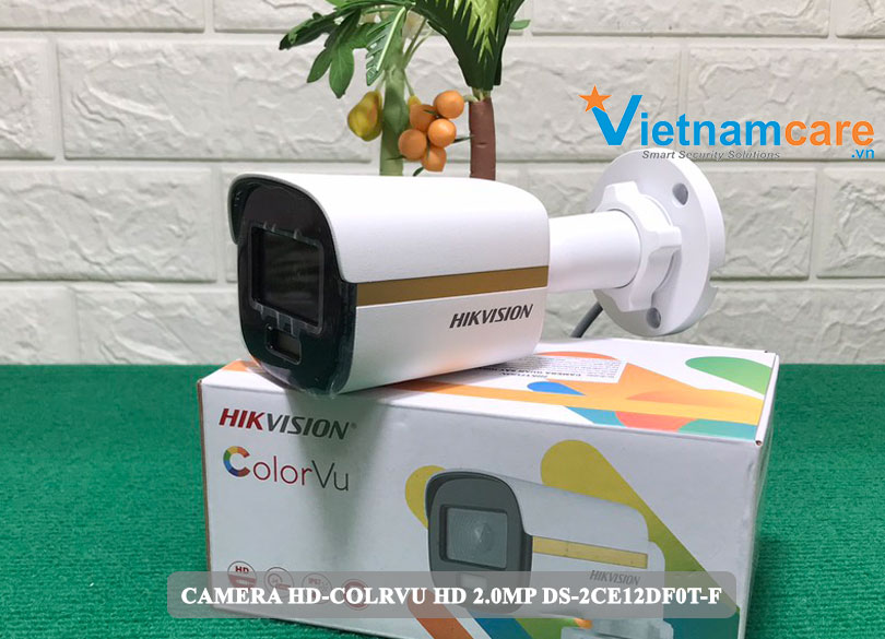Camera có màu sắc 24/7 HD-COLORVU HD 2.0MP HIKVISION DS-2CE12DF0T-F