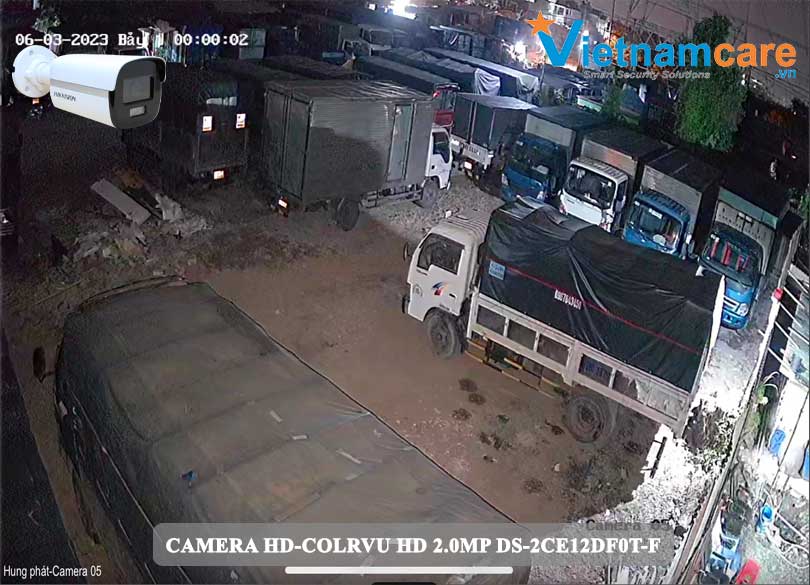 Hình ảnh thực tế camera có màu sắc 24/7 quan sát ban đêm