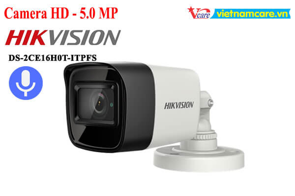 Camera HDTVI 5MP có mic HIKVISION DS-2CE16H0T-ITPFS