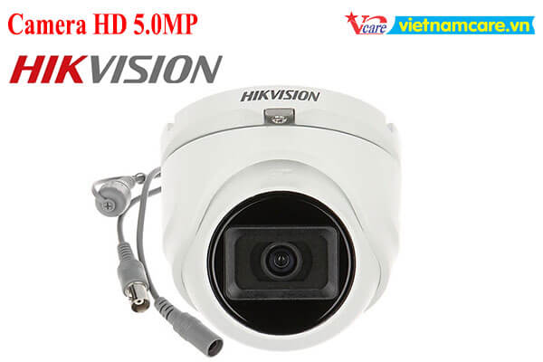 Camera HDTVI 5MP có mic HIKVISION DS-2CE76H0T-ITMFS