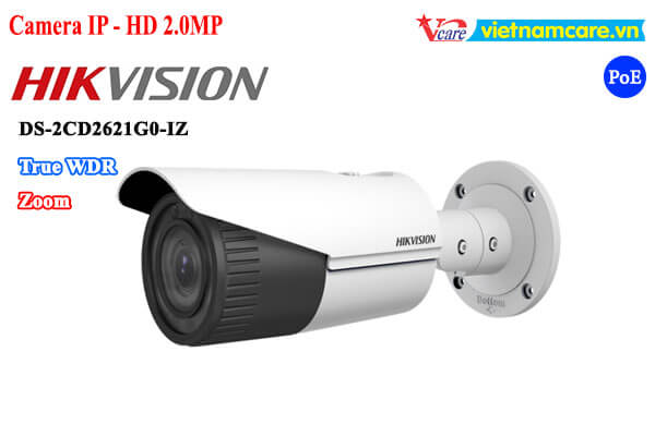 Camera IP hồng ngoại 2.0 Megapixel HIKVISION DS-2CD2621G0-IZ