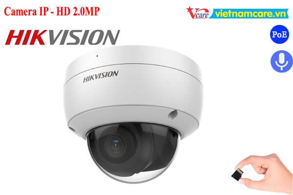 Camera IP Dome hồng ngoại 2MP HIKVISION DS-2CD2123G2-IU