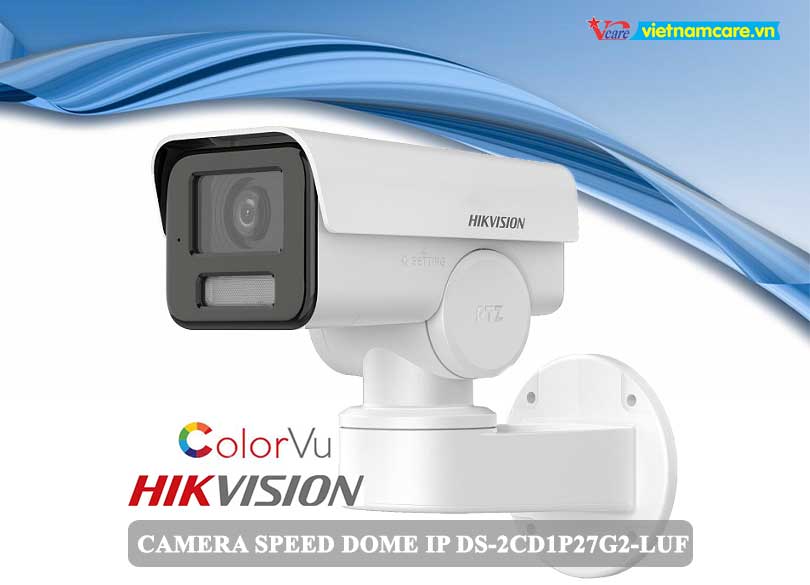 Camera Speed Dome IP 2.0MP ColorVu HIKVISION DS-2CD1P27G2-LUF mới nhất