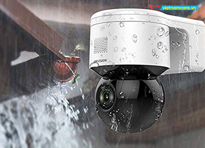 Camera HIKVISION DS-2DE3A404IW-DE/W hỗ trợ tiêu chuẩn chống bụi nước IP66