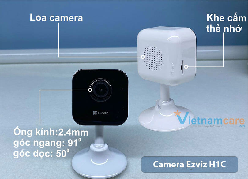 Thành phần cấu tạo camera Ezviz H1C HD 2.0MP