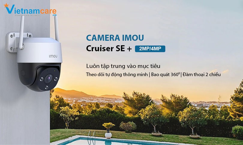 Camera xoay 360 độ ngoài trời có màu ban đêm IMOU IPC-S42FP - Full HD 4MP