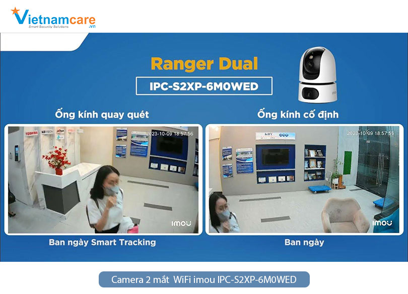 Camera không dây 2 MẮT iMOU Ranger Dual 6MP IPC-S2XP-6M0WED