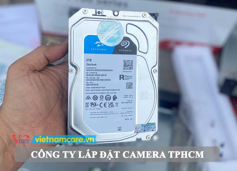 Vietnamcare cung cấp ổ cứng camera chính hãng Seagate SkyHawk