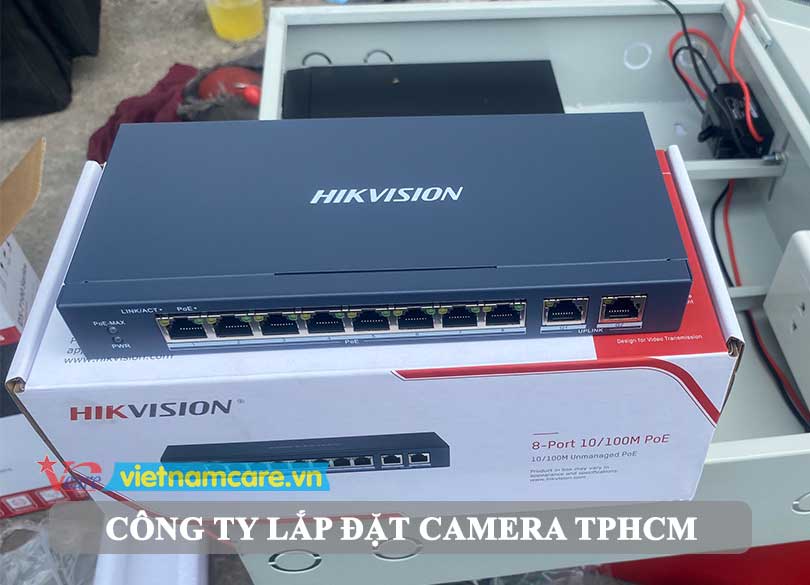 Thiết bị mạng Switch POE hàng chính hãng HIKVISION được cung cấp tại Vietnamcare