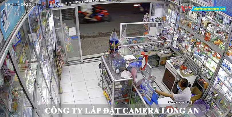 Dòng camera thông dụng HD 2.0MP lắp đặt cho nhà thuốc tây tại Long An
