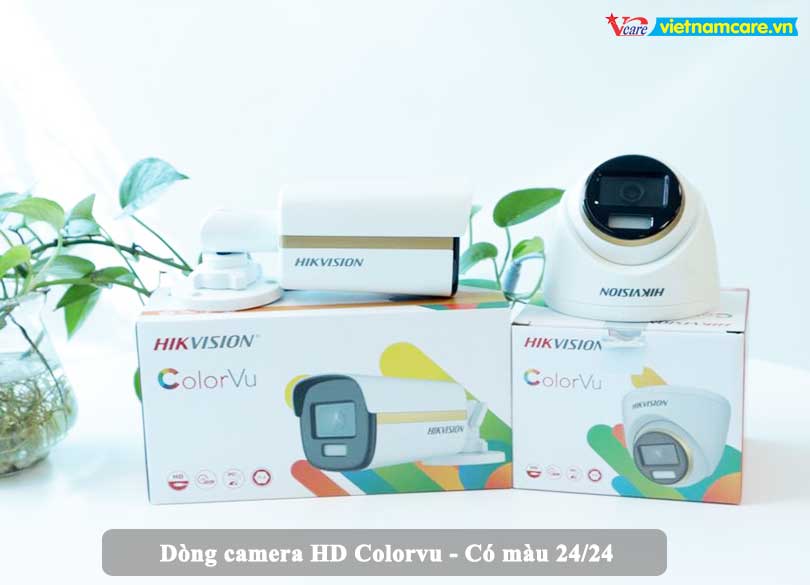 Dòng camera HD Colorvu HIKVISION - Có màu sắc sinh động 24/24
