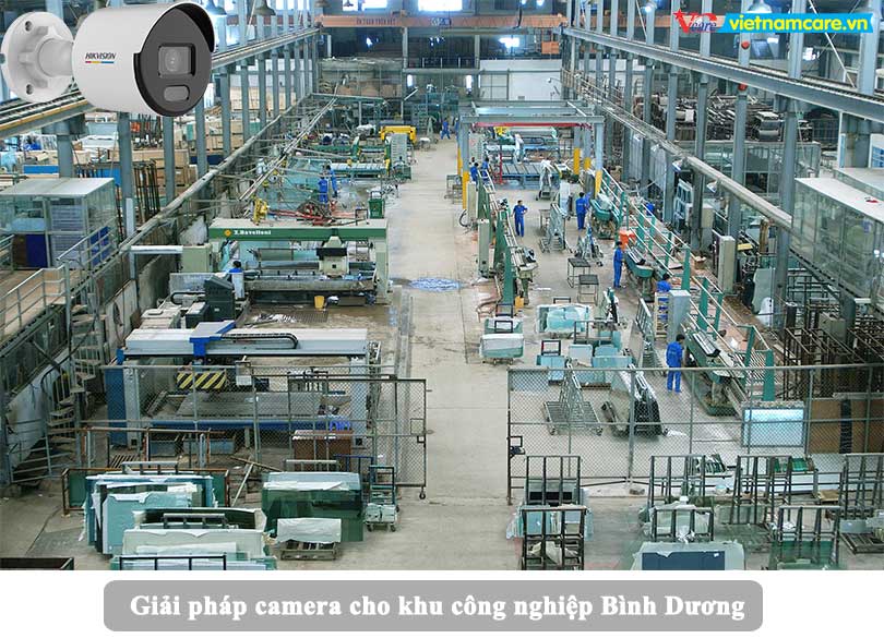 Lắp đặt camera giám sát cho khu công nghiệp tại Bình Dương