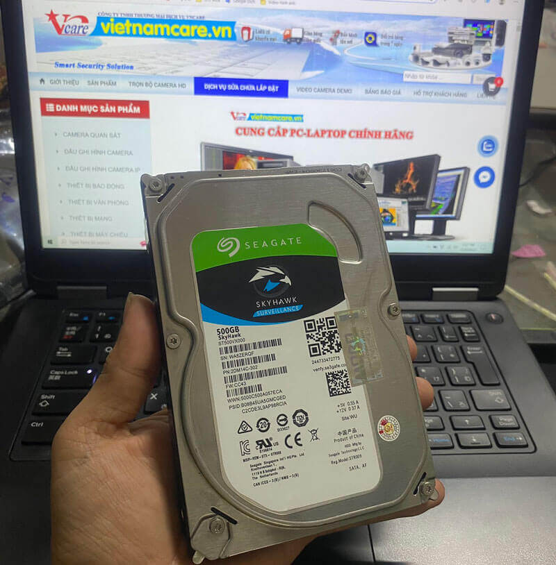 Khuyến mãi tặng ổ cứng 500GB, 1TB, 2TB khi lắp đặt camera tại Vietnamcare