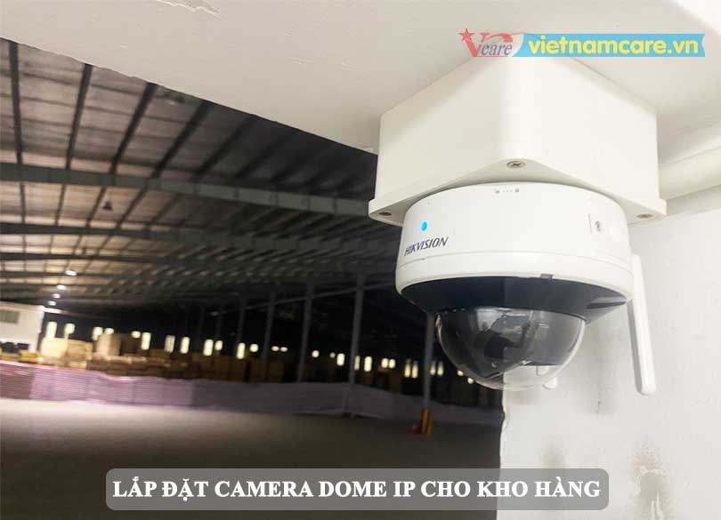 Lắp đặt camera Dome IP cho kho hàng tại TPHCM