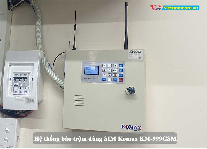 Lắp đặt hệ thống báo động chống trộm KM-999GSM