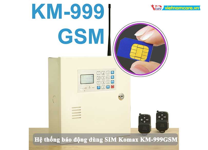 Thiết bị báo động dùng Sim cao cấp KM-999GSM
