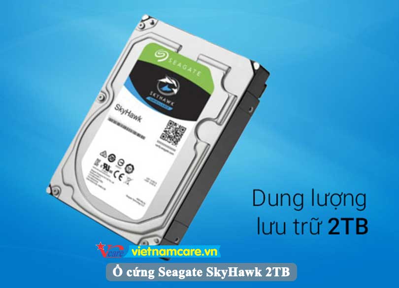 cung cấp Ổ cứng HDD Seagate SkyHawk 2TB ST2000VX008 chính hãng