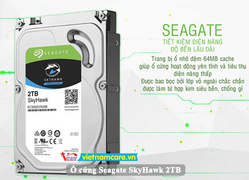 Ổ cứng HDD Seagate SkyHawk 2TB ST2000VX008