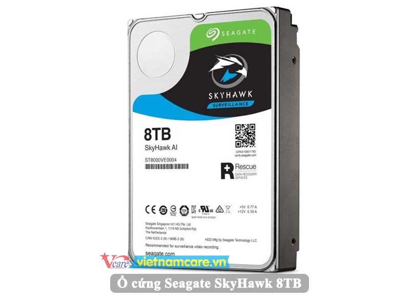 Ổ cứng HDD Seagate Skyhawk AI 8TB 3.5