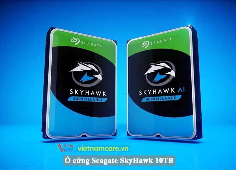 Ổ cứng HDD Seagate Skyhawk AI 10TB 3.5 SATA ST10000VE001 - Tích hợp công nghệ AI