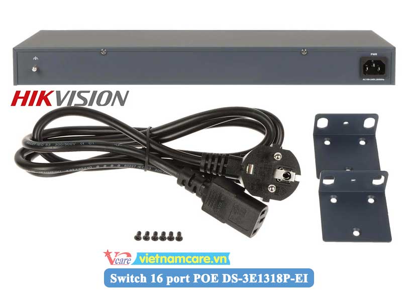 Thiết bị mạng chính hãng Smart Switch mạng POE 4 cổng HIKVIOSN DS-3E1105P-EI - và phụ kiện
