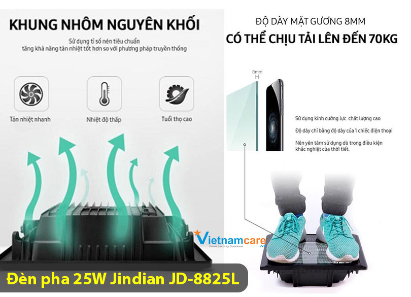Den-NLMT-Jindian-25W-JD-8825L-khung-nhom-nguyen-khoi
