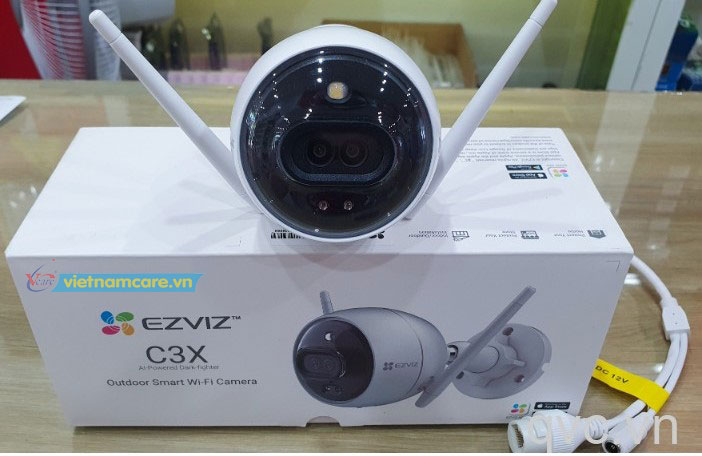 Camera IP Wifi 2MP Ezviz C3X tích hợp AI, báo động