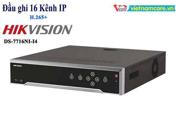Đầu ghi hình camera IP Ultra HD 4K 16 kênh HIKVISION DS-7716NI-I4(B)