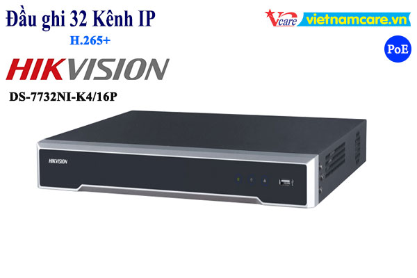 Đầu ghi hình camera IP 32 kênh HIKVISION DS-7732NI-K4/16P