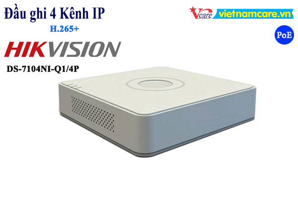 Đầu ghi hình camera IP 4 kênh HIKVISION DS-7104NI-Q1/4P