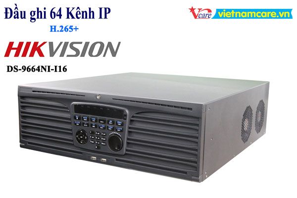 Đầu ghi hình camera IP 64 kênh HIKVISION DS-9664NI-I16
