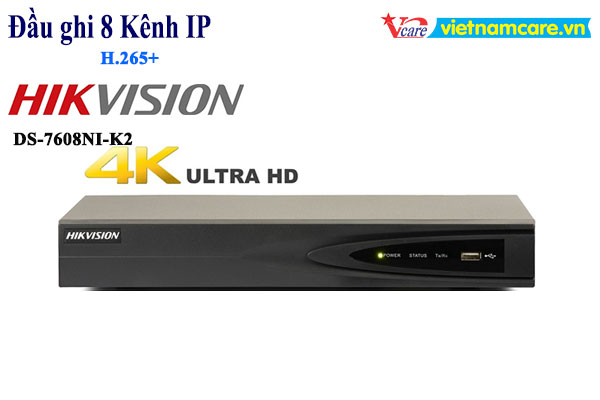 Đầu ghi hình camera IP 8 kênh HIKVISION DS-7608NI-K2