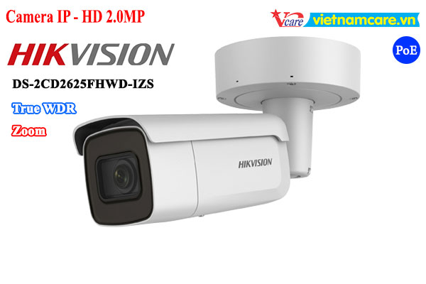 Camera IP 2.0MP HIKVISION DS-2CD2625FHWD-IZS
