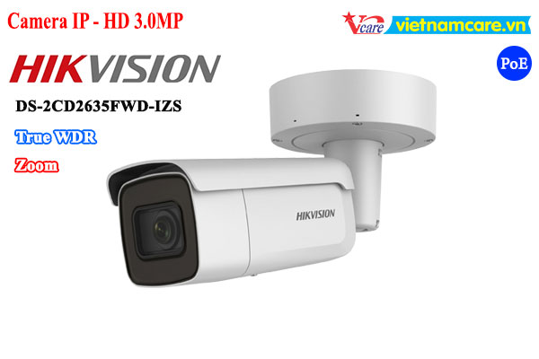 Camera IP 3.0MP HIKVISION DS-2CD2635FWD-IZS