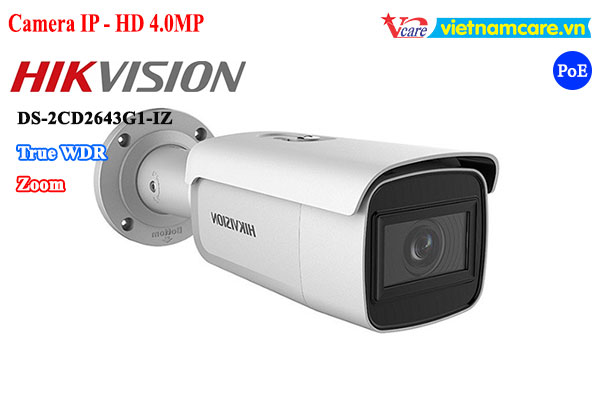 Camera IP 4.0MP HIKVISION DS-2CD2643G1-IZ
