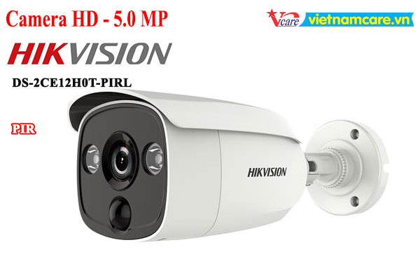 Camera HD-TVI hồng ngoại 5.0 Megapixel HIKVISION DS-2CE12H0T-PIRL