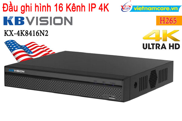 Đầu ghi hình camera IP 16 kênh KBVISION KX-4K8416N2
