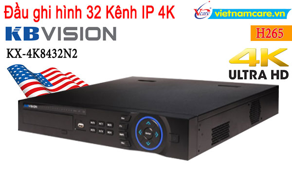 Đầu ghi hình camera IP 32 kênh KBVISION KX-4K8432N2