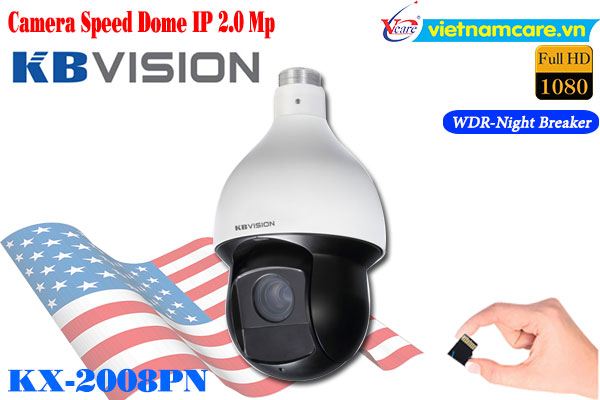 Camera Speed Dome IP Kbvision KX-2008PN (2.0MP)