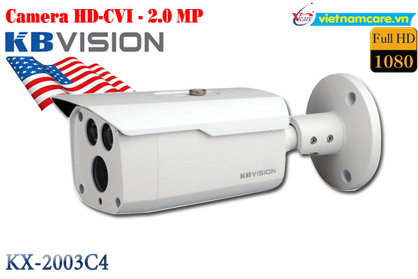 Camera Thân HD 2.0 MP KBVISION KX-2003C4