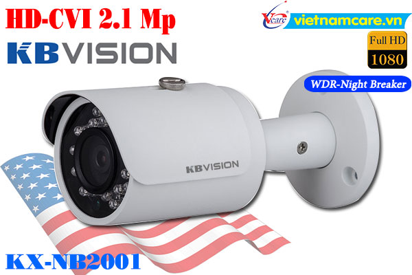Camera HDCVI 2.1MP KBVISION KX-NB2001