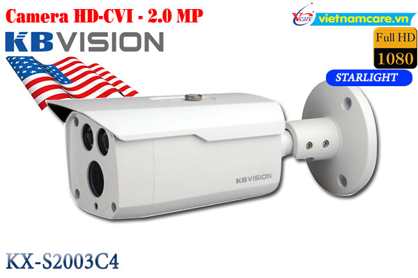 Camera hồng ngoại 2.0 Megapixel KBVISION KX-S2003C4