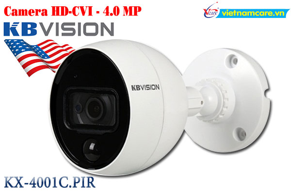 Camera HDCVI hồng ngoại 4.0 Megapixel KBVISION KX-4001C.PIR