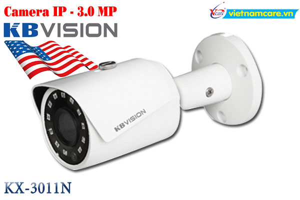 Camera IP hồng ngoại 3.0 Megapixel KBVISION KX-3011N