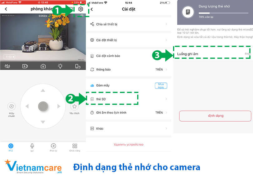 Hướng dẫn cách định dạng thẻ nhớ cho camera CareCam