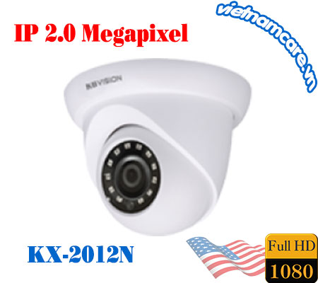 Camera IP Dome hồng ngoại 2.0 Megapixel KBVISION KX-2012N