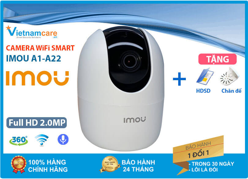 Camera IP Wifi Smart IMOU Full HD 2.0MP A22EP-D